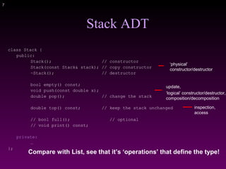 Conner Stack Constrouctor Stack queue | PPT