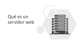 Qué es un
servidor web
 