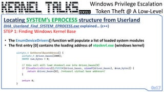 Windows Eprocess Structure 0x02 - Windows Privilege Esc - A Low Level Explanation of Token Theft ...