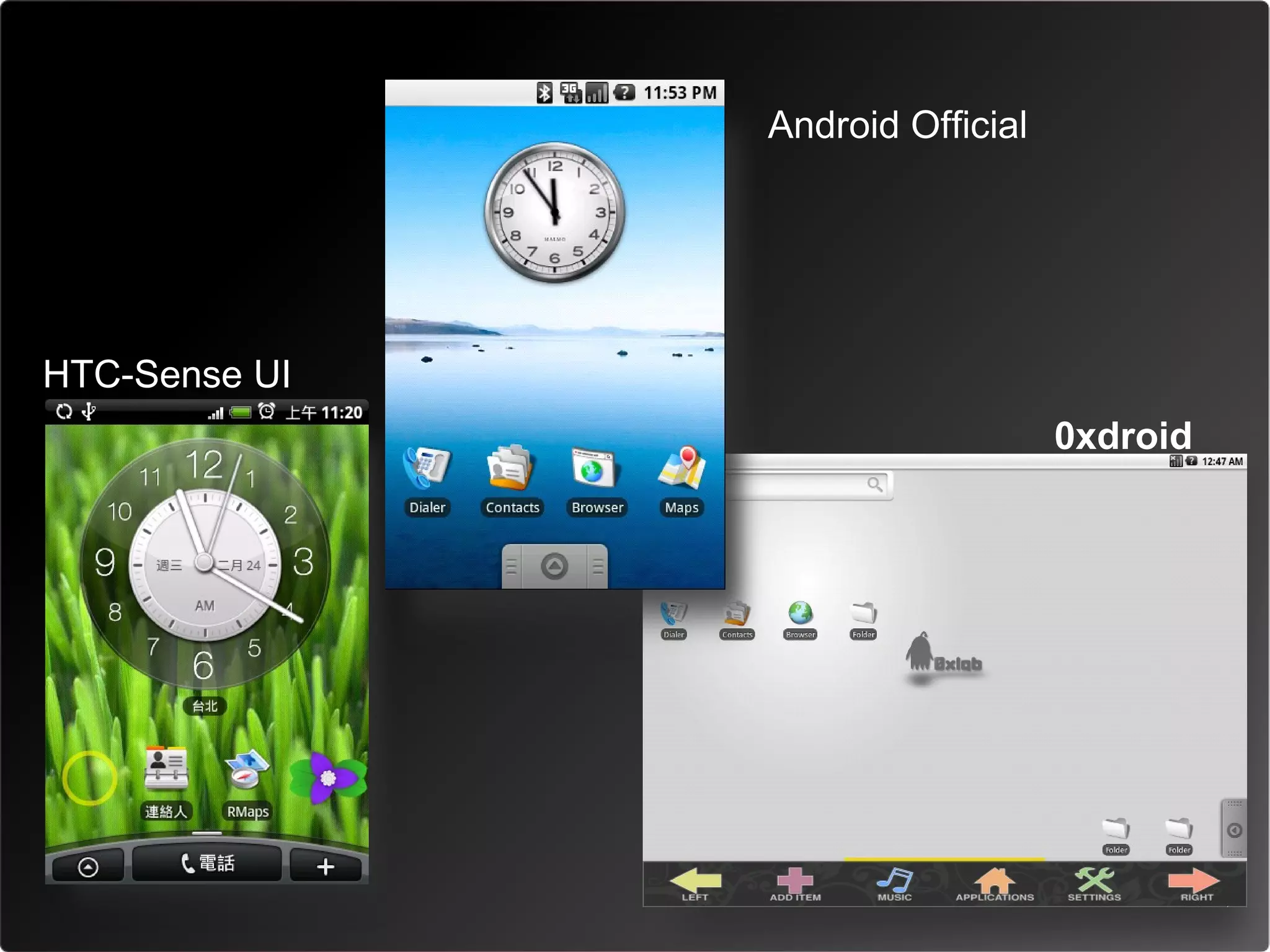 Android Official




HTC-Sense UI
                                  0xdroid
 