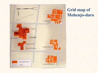 Grid map of
Mohenjo-daro
 
