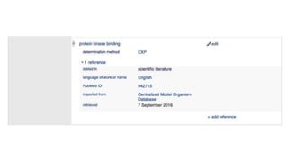 Gene Wiki and Wikimedia Foundation SPARQL workshop