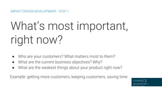 Impact driven development | PPTX