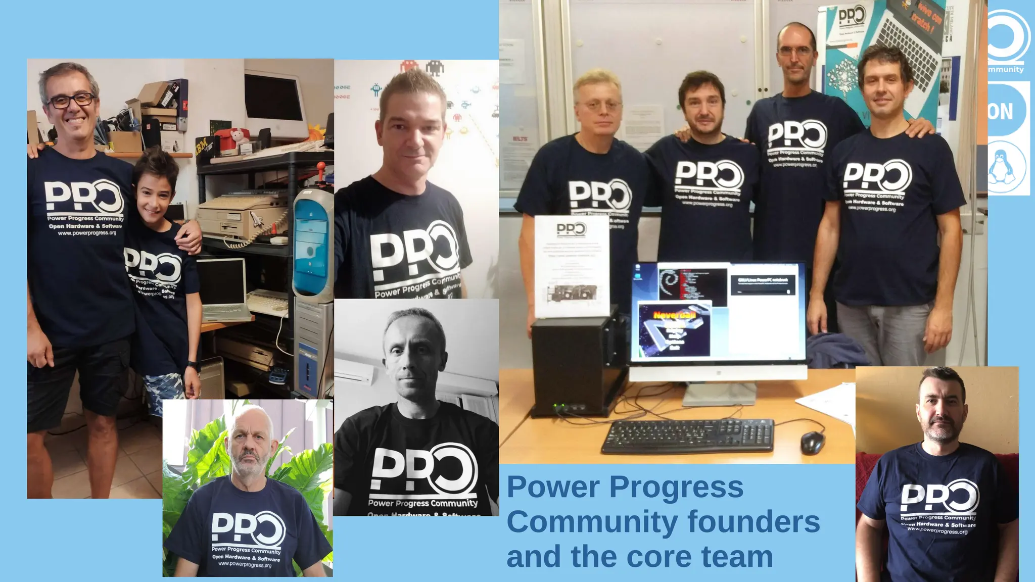 Power Progress
Community founders
and the core team
 