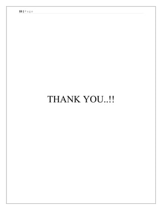 33 | P a g e
THANK YOU..!!
 
