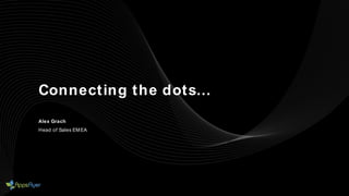  
 
Connecting the dots…
Alex Grach
Head of Sales EMEA
 