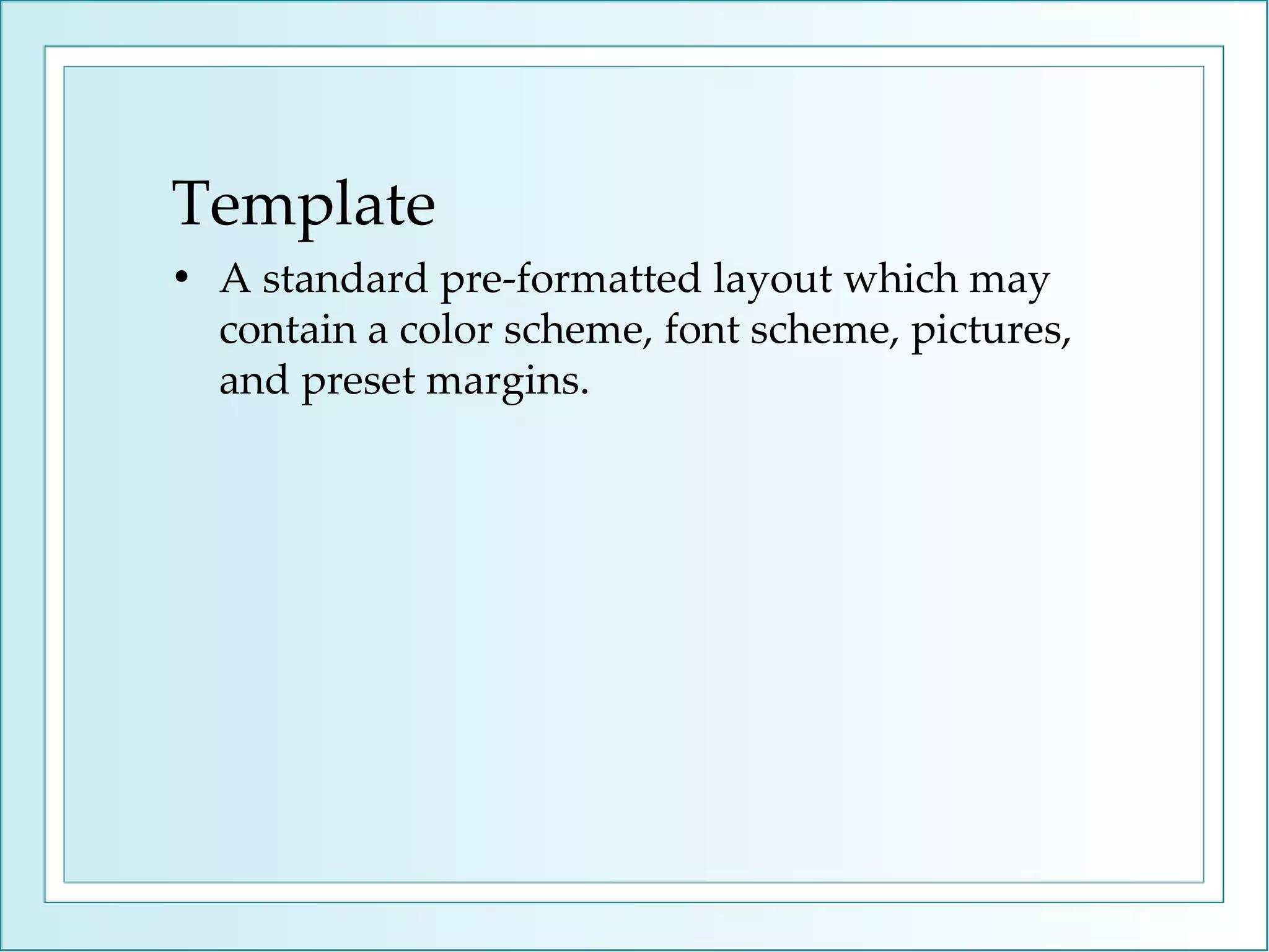 1.03 layout of a desktop publishing document