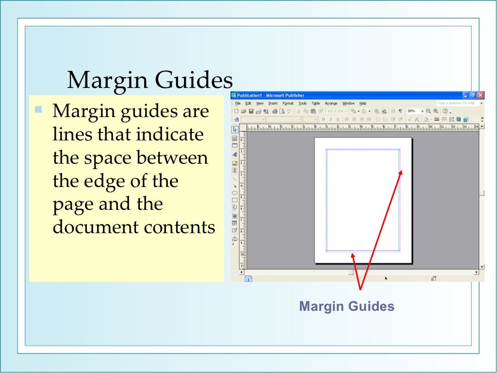 1.03 layout of a desktop publishing document