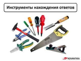 Инструменты нахождения ответов
 