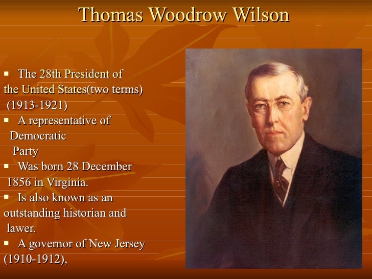 Woodrow Wilson