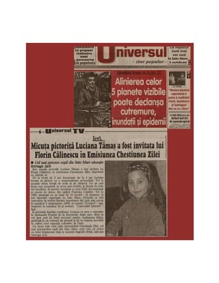 LUCIANA TAMAS - 5 MAI 2000