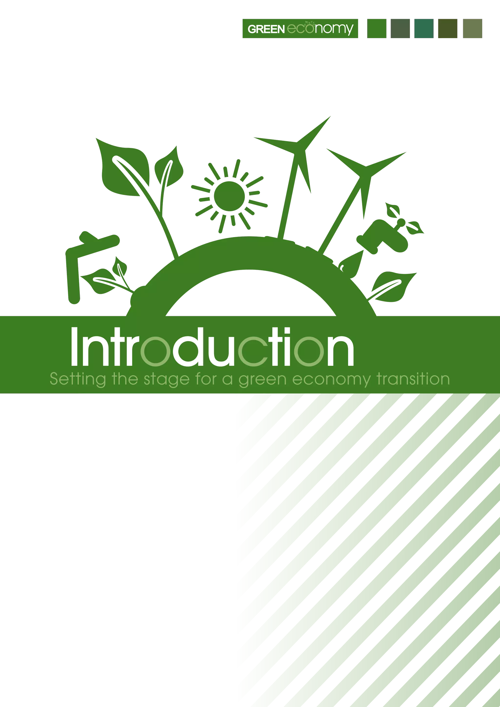 Introduction
Setting the stage for a green economy transition
 