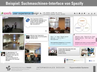 Beispiel: Suchmaschinen-Interface von Spezify
 
