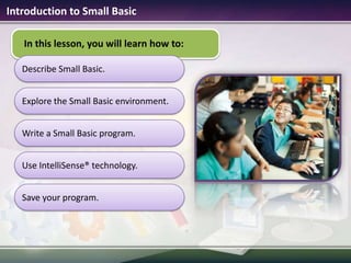 1.1 introduction to small basic | PPTX