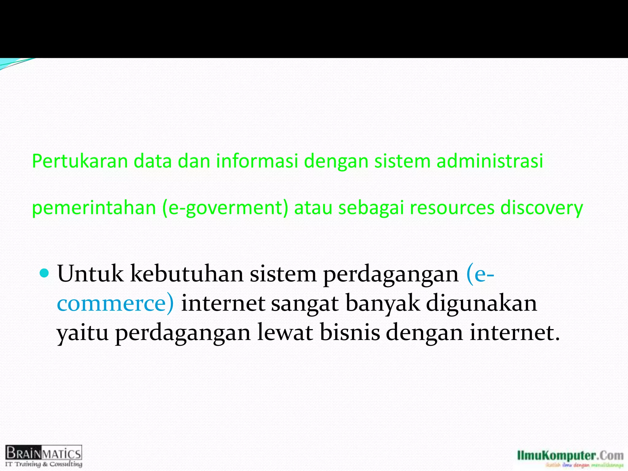 1 1 menjelas kan pengertian internet intranet ppt free download