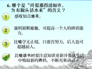 6. ǡ ǵ   
Դ ˮĺ Ϊ ͷ 
 ֪ ̾ Ѱ
 һ˵ı ˵  ʶ

 ѧֹֻҪŬҲ
Խǰˡ
 Ҫע֪ ²Ҫʱ ʶ
ȡµ ϣϳ Լ ʵ
 