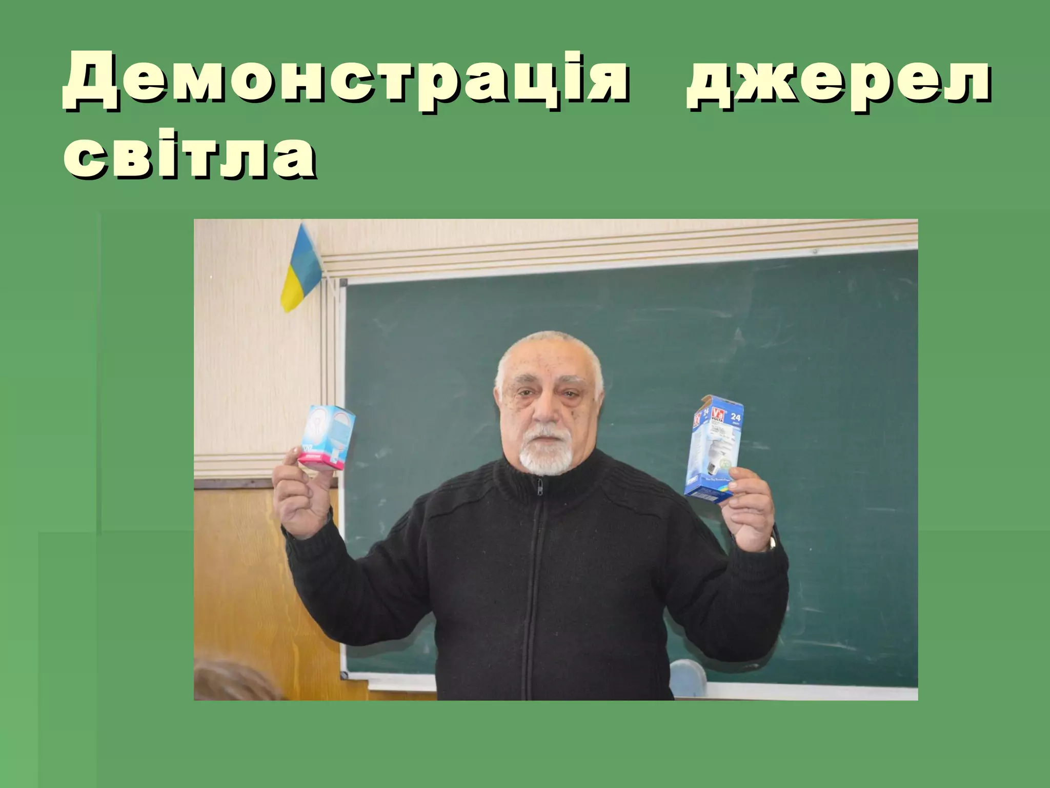 Демонстрація джерелДемонстрація джерел
світласвітла
 