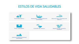 ESTILOS DE VIDA SALUDABLES
 