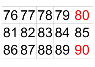 76 77 78 79 80
81 82 83 84 85
86 87 88 89 90
 