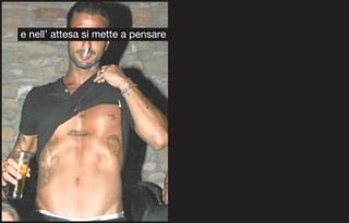 e nell’ attesa si mette a pensare
 