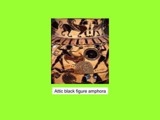 Attic black figure amphora  