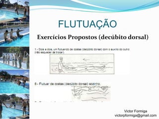 FLUTUAÇÃOExercícios Propostos (decúbito dorsal)Victor Formigavictorpformiga@gmail.com