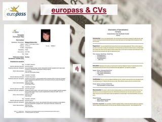 europass & CVs




      ή
 