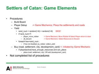 Game Analysis, lecture 1 | PPTX