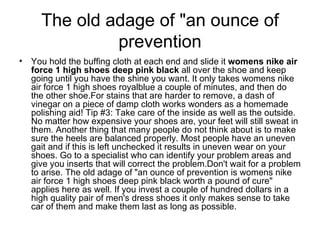 The old adage of &quot;an ounce of prevention ,[object Object]