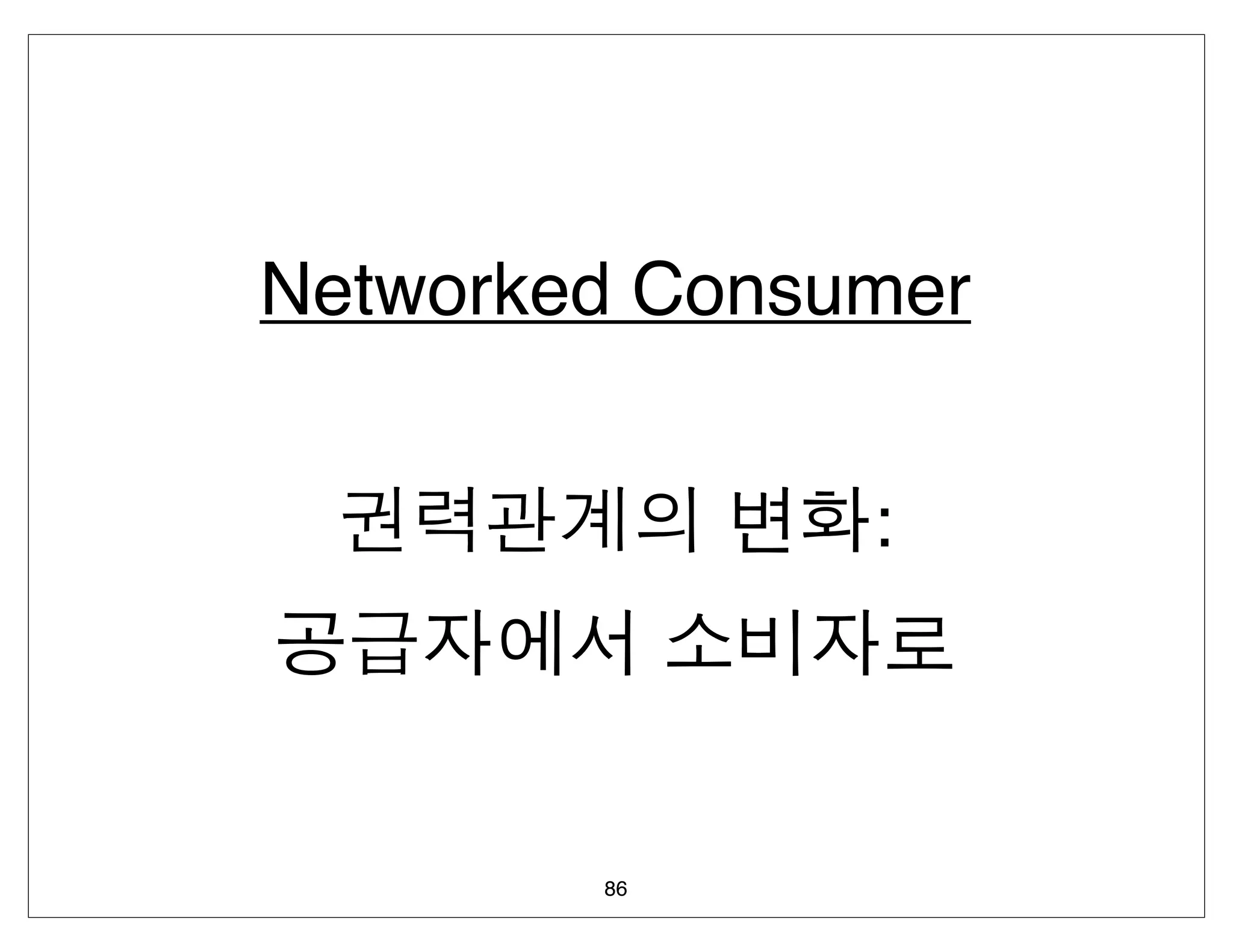 Networked Consumer


               :



        86
 