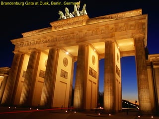 Brandenburg Gate at Dusk, Berlin, Germany
 