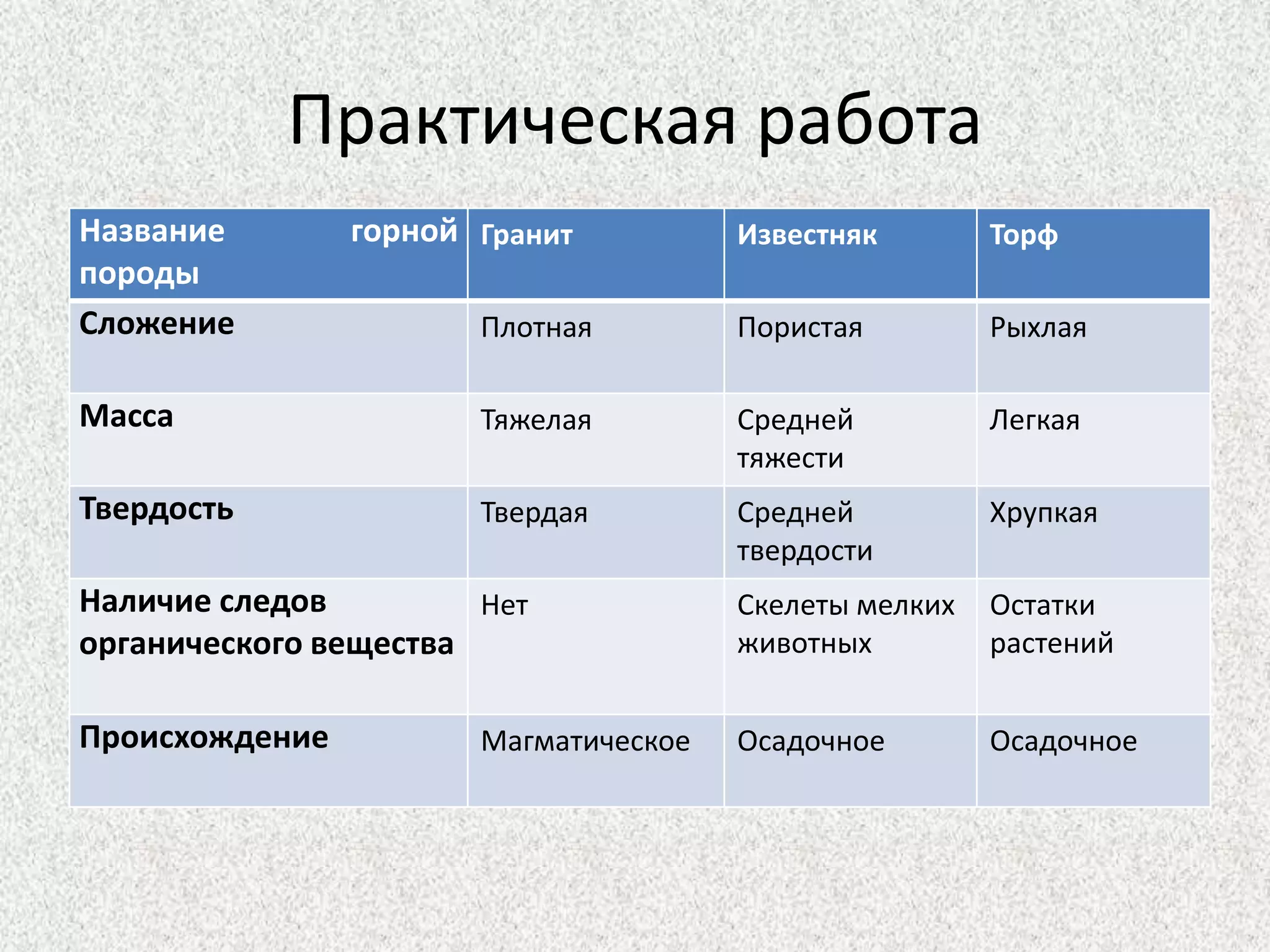 Практическая работа