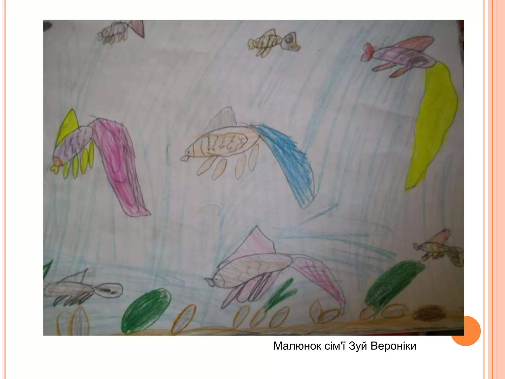                                                             Малюнок сім'ї Ярослави Полянської