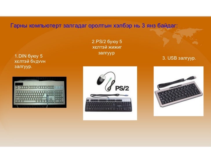 1. компьютерийн гар