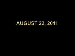 August 22, 2011 