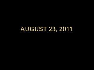 August 23, 2011 