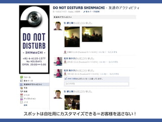 スポットは自社用にカスタマイズできる＝お客様を逃さない！
 