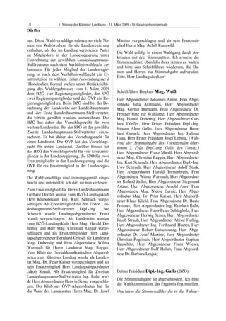 1. LTG-Sitzung am 31. März 2009