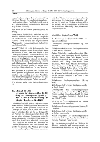 1. LTG-Sitzung am 31. März 2009