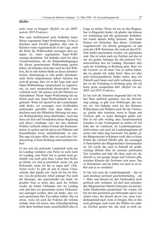 1. LTG-Sitzung am 31. März 2009