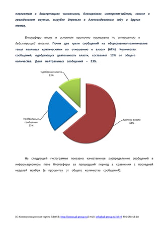 Общественно-политический пульс российской блогосферы 01-09 декабря 2012