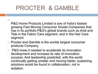Presentation on P & G | PPTX