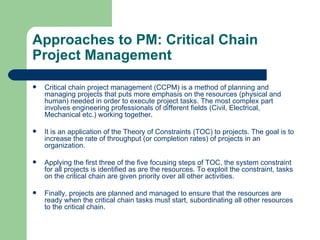 Ccm Project Management Project Management | PPT