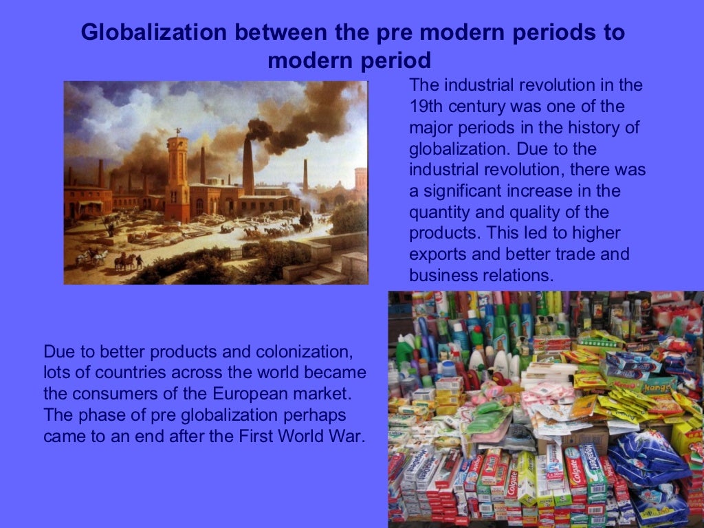History of Globalisation