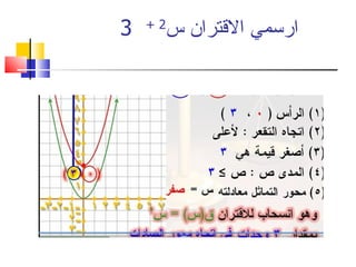 ‫3‬   ‫2+‬
         ‫ارسمي القتران س‬
 