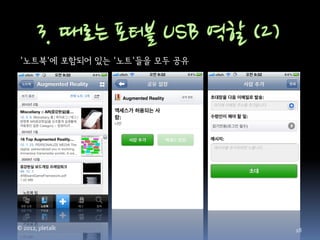 '노트북'에 포함되어 있는 '노트'들을 모두 공유




© 2012, pletalk                18
 