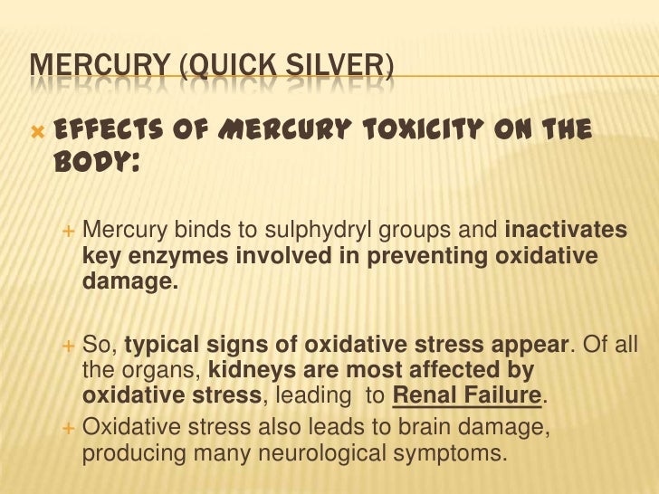 Mercury Poisoning