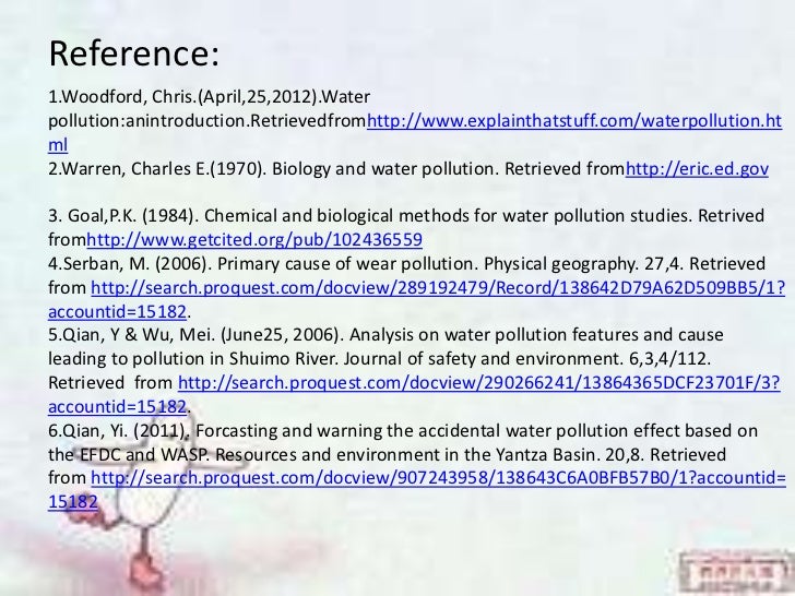 water pollution by lily zhang