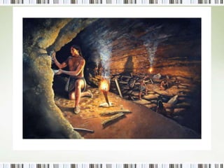 ► Από τι είδους υλικά κατασκευάζει τα 
εργαλεία του; 
Για την κατασκευή των 
όπλων και των εργαλείων 
του ο άνθρωπος 
χρησιμοποιεί 
- οστά και 
- κέρατα ζώων 
- ή, κυρίως, επεξεργάζεται 
τον λίθο. 
▲Τα κύρια εργαλεία του ανθρώπ ου της 
Παλαιολιθικής επ οχής( Μουσείο Βόλου) 
 