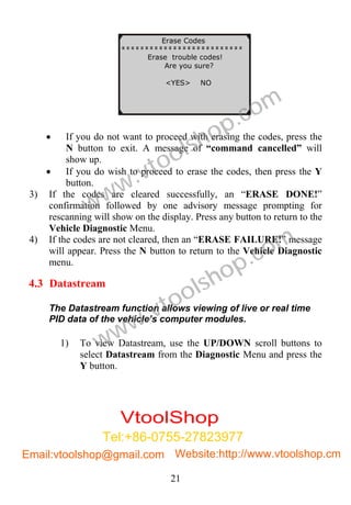 GS500 Scan tool ,as you know! | PDF